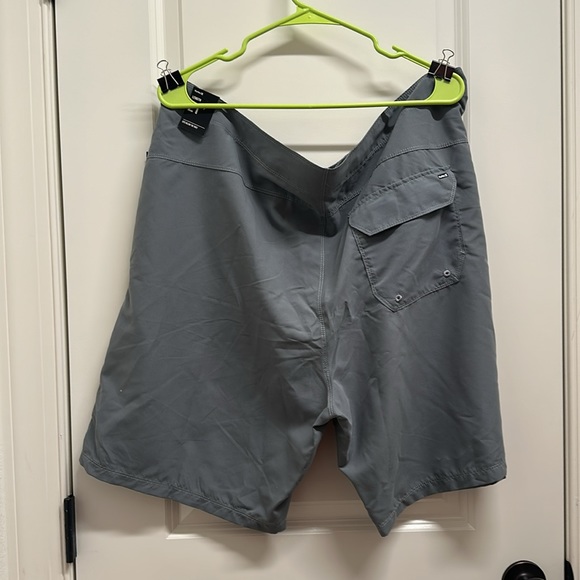 NWT - Hurley Men's Grey Swim Trunks - 40" - Picture 2 of 4